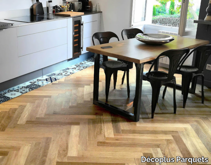 BÂTON ROMPU MACCHIATO - Solid wood parquet _ Décoplus Parquets