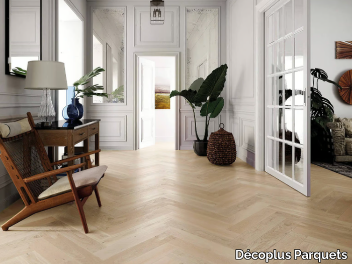 BÂTON ROMPU SELECTION SABLE - Solid wood parquet _ Décoplus Parquets