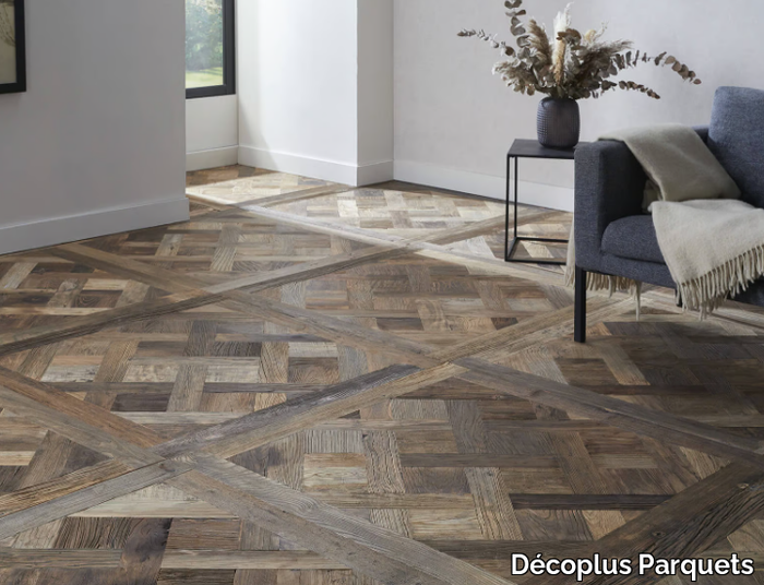 DALLES DE VERSAILLES ORME CENTENAIRE RECYCLE - Solid wood parquet _ Décoplus Parquets