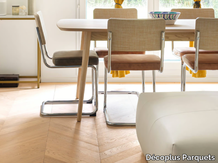 POINT DE HONGRIE RUSTIQUE INVISIBLE - Solid wood parquet _ Décoplus Parquets