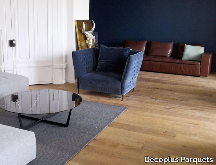 RAPHIA - Floating brushed oak parquet _ Décoplus Parquets