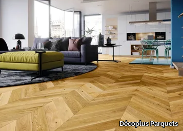 POINT DE HONGRIE RUSTIQUE NATUREL - Solid wood parquet _ Décoplus Parquets