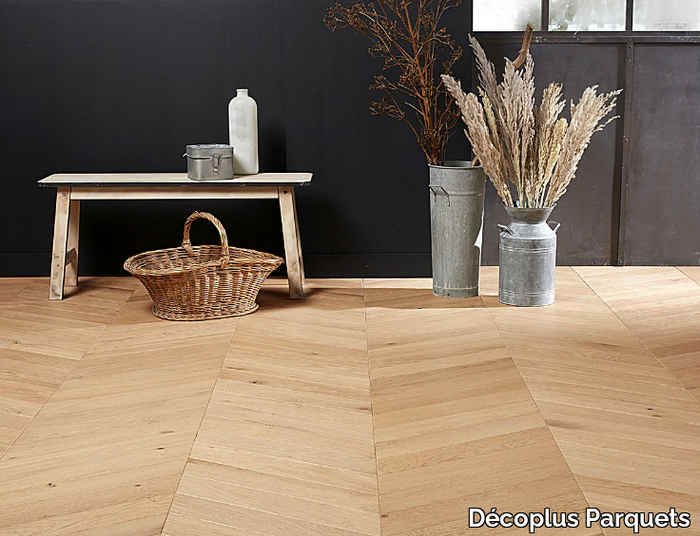 POINT DE HONGRIE BUTTER NUT - Solid wood parquet _ Décoplus Parquets