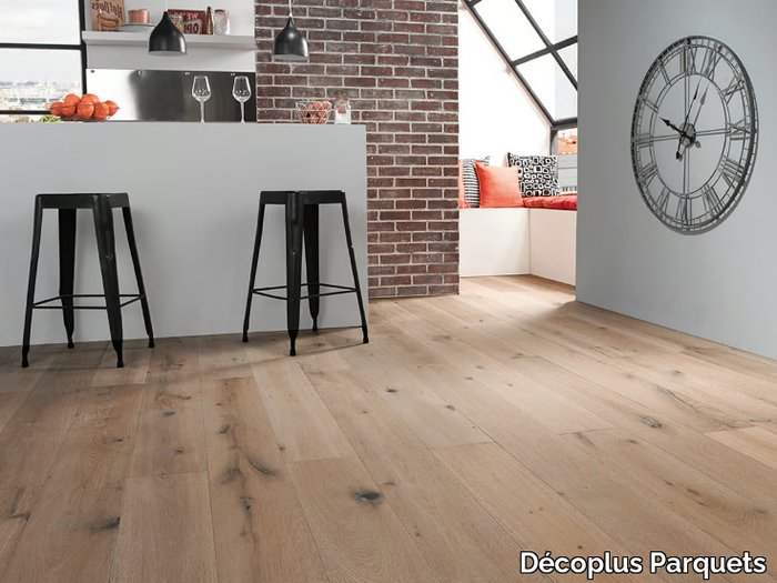 SAHARA - Floating brushed oak parquet _ Décoplus Parquets