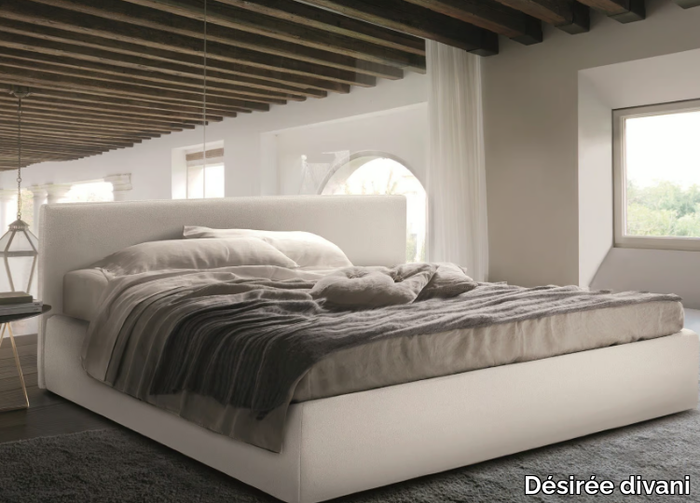 BLO 84 - Fabric double bed with upholstered headboard _ Désirée divani