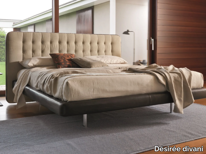 DEDALO UP - Double bed with upholstered headboard _ Désirée divani