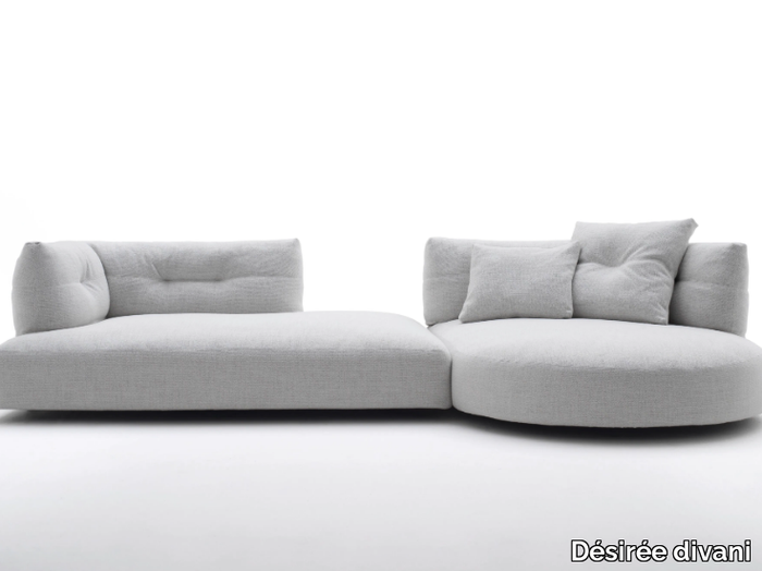 ETHÌA - Sectional sofa with removable cover _ Désirée divani