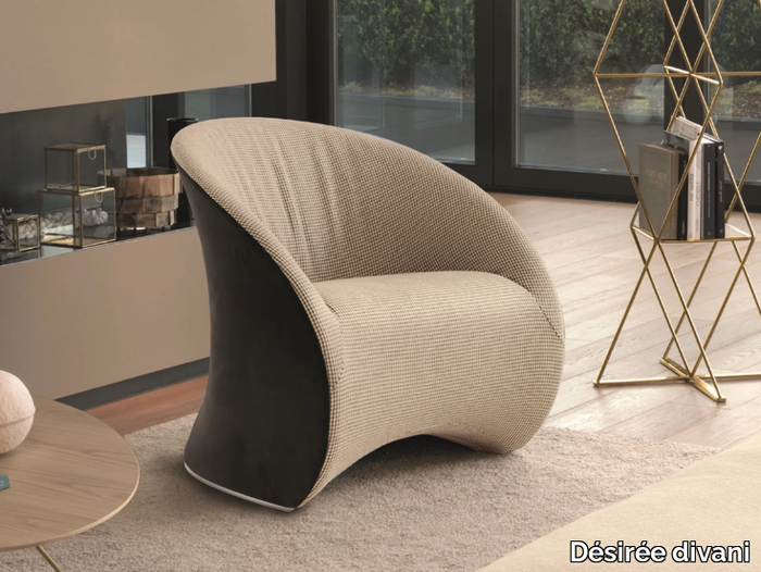 LE MIDÌ - Upholstered armchair _ Désirée divani