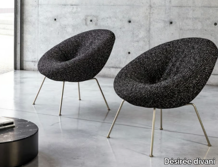 NEST SOFT - Fabric armchair _ Désirée divani