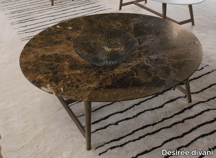 TOMO - Round marble coffee table _ Désirée divani