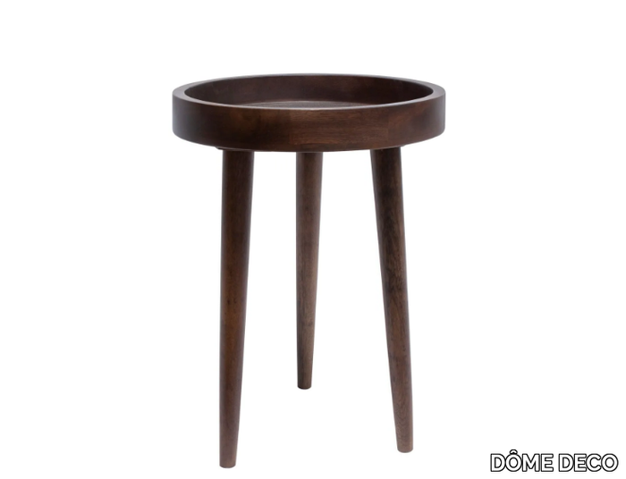 ALBA - Round acacia coffee table _ DÔME DECO