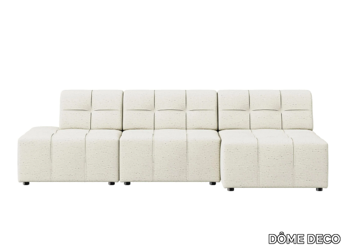 BRESCIA - Modular 4 seater fabric sofa _ DÔME DECO