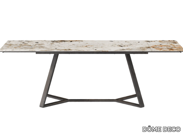 VENETO - Extending porcelain stoneware table _ DÔME DECO