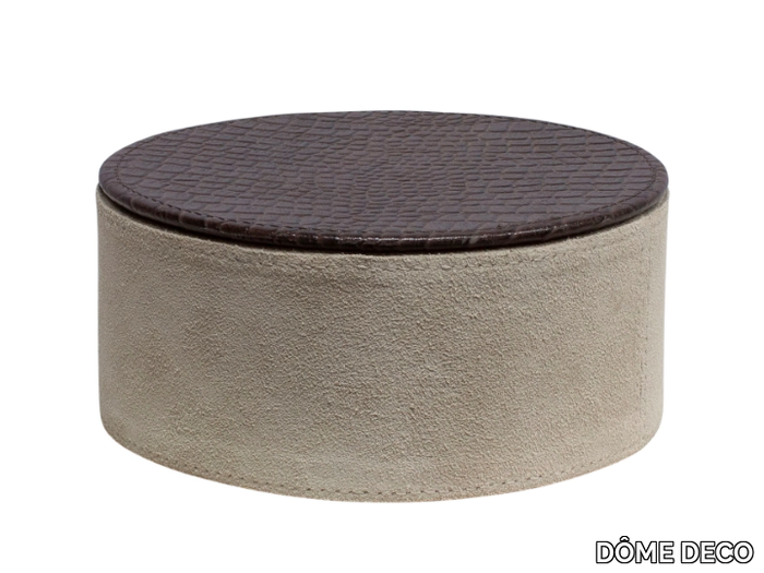 NOVA - Suede fabric storage box _ DÔME DECO