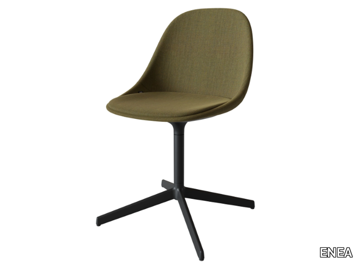 MATE CONFIDENT - Swivel with 4-spoke base chair _ ENEA