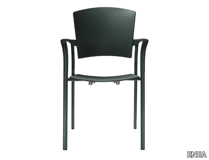 EINA - Polypropylene chair with armrests _ ENEA