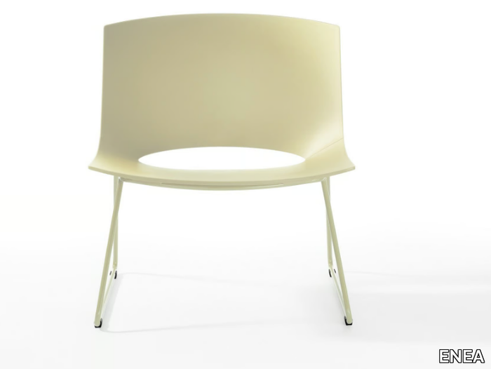 OH! - Sled base polypropylene easy chair _ ENEA