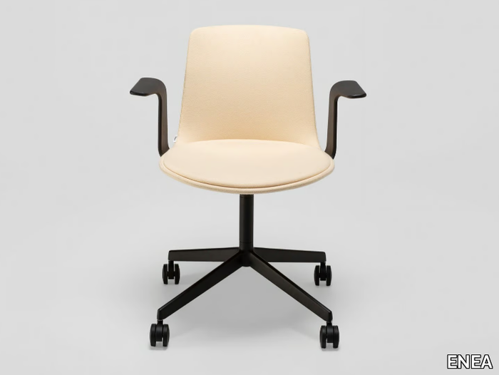 LOTTUS CONFIDENT - Office chair with castors with armrests with 4-Spoke base _ ENEA