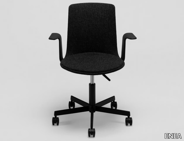 LOTTUS HIGH - Office chair with armrests with 5-Spoke base _ ENEA