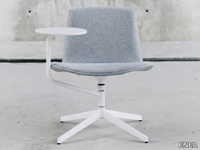 LOTTUS LOUNGE - Upholstered with 4-spoke base easy chair _ ENEA