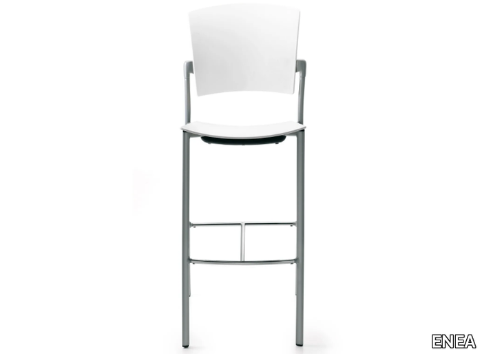 EINA - High stool with footrest _ ENEA