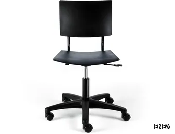 BIO - Office chair with castors with 5-Spoke base _ ENEA