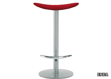 COMA - High steel stool with footrest _ ENEA