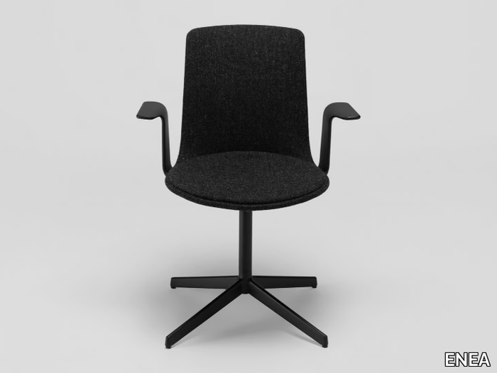 LOTTUS HIGH - With 4-spoke base chair with armrests _ ENEA