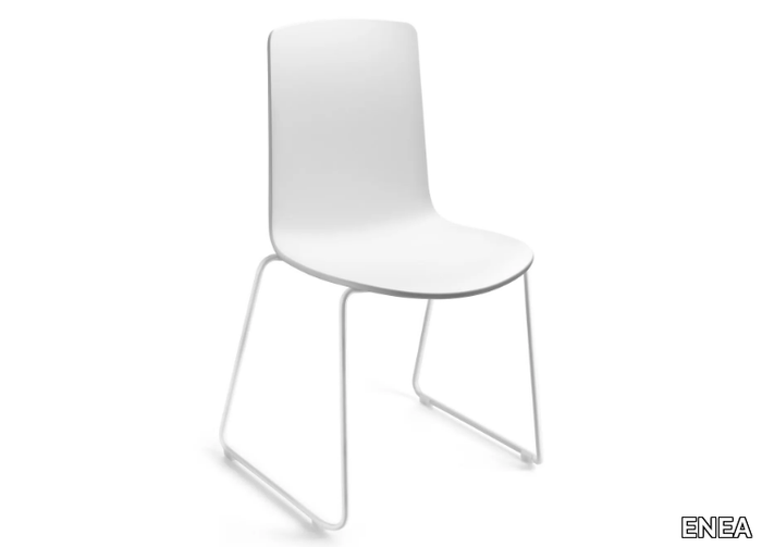 LOTTUS HIGH - Sled base polypropylene chair _ ENEA