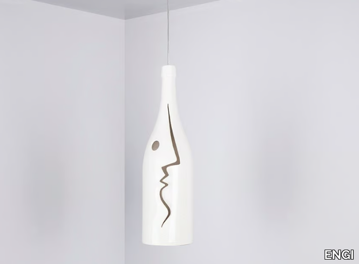 BOSSA - Handmade ceramic pendant lamp _ ENGI