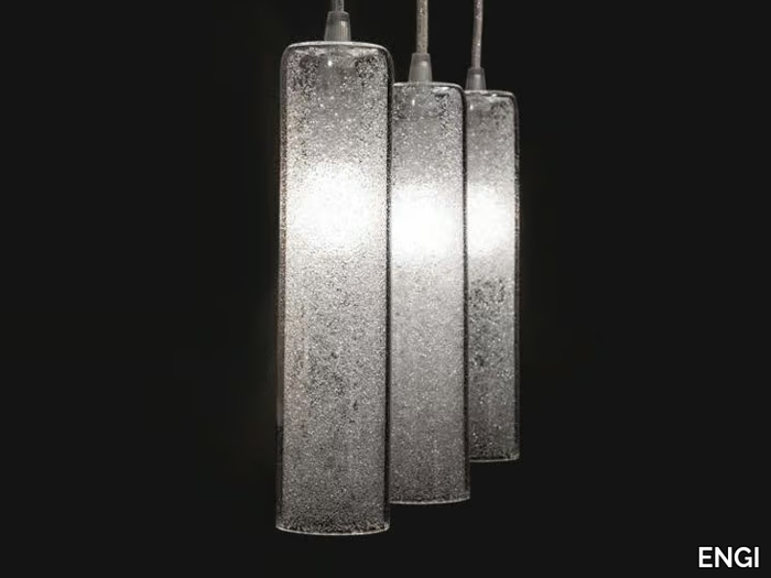 LUCENTE - LED blown glass pendant lamp _ ENGI