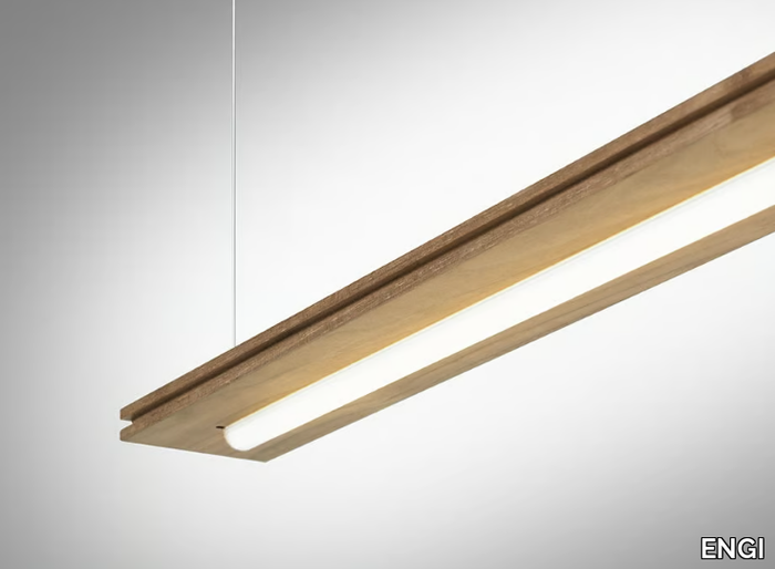 TOAST - LED walnut pendant lamp _ ENGI