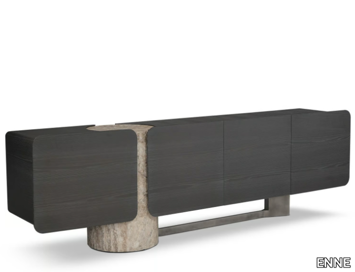 TITANO - Wooden sideboard with doors _ ENNE