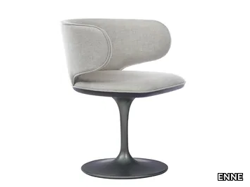 PETRA-B - Fabric chair with armrests _ ENNE