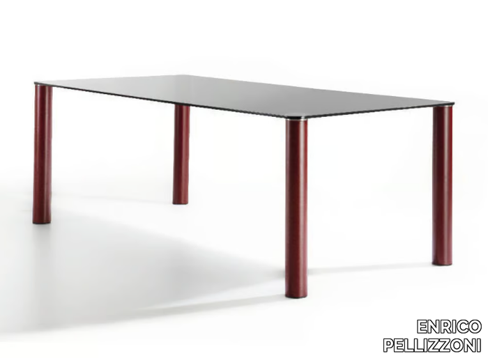 FAGUS - Rectangular crystal living room table _ ENRICO PELLIZZONI