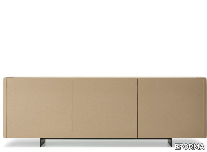 ALMA - Leather sideboard with doors _ EFORMA