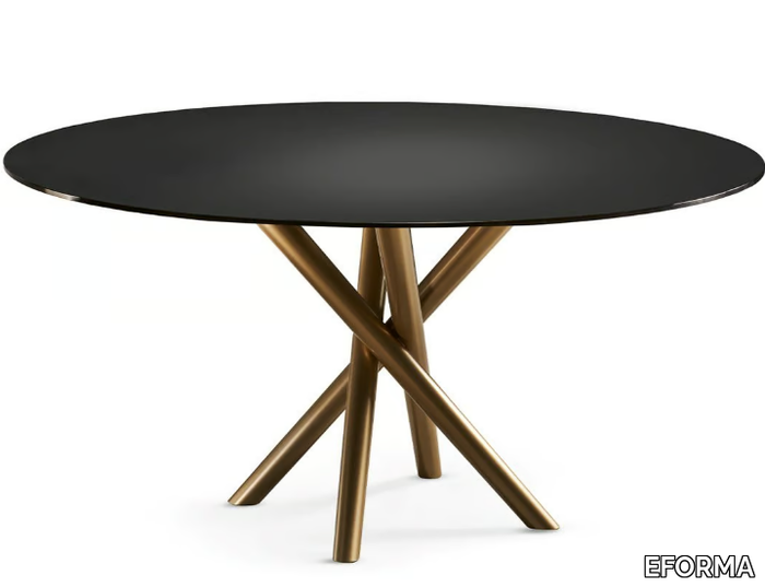 BALY - Round crystal table _ EFORMA