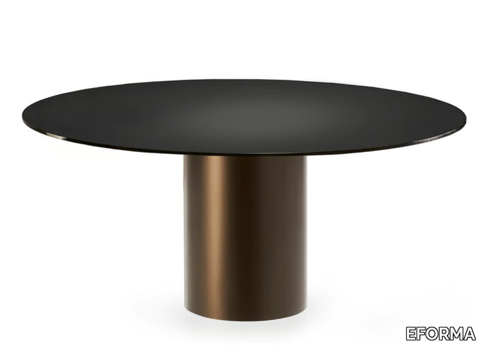 CILINDRO - Round crystal table _ EFORMA