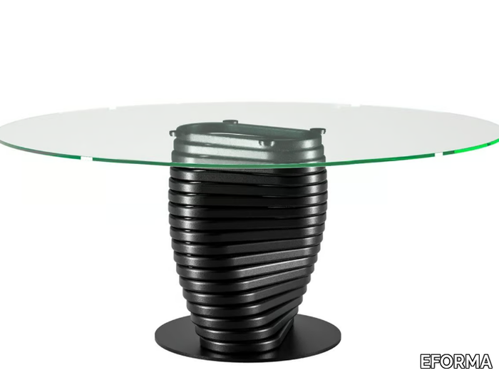 ROTOLO - Round crystal table _ EFORMA