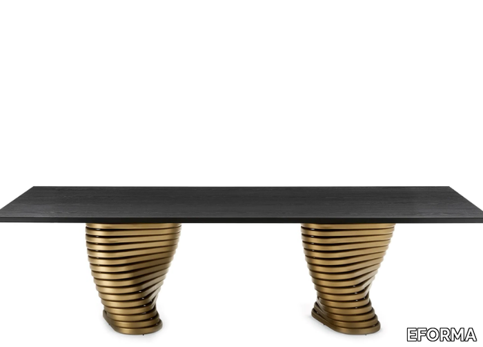 ROTOLO - Rectangular wooden table _ EFORMA