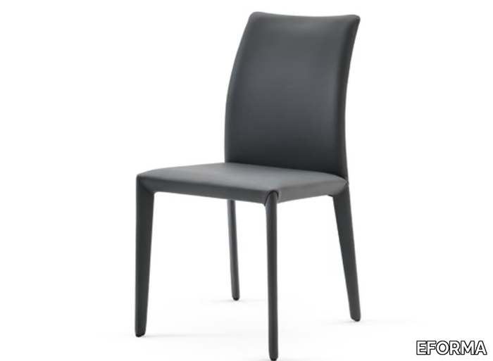 THEA - Upholstered leather chair _ EFORMA