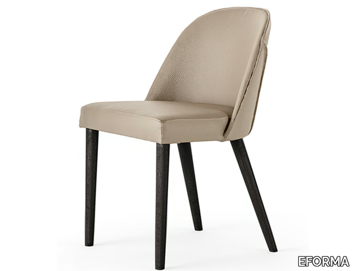 MANTA - Upholstered leather chair _ EFORMA