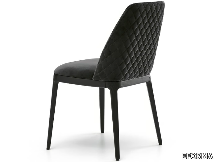 MAX DIAMOND - Upholstered leather chair _ EFORMA