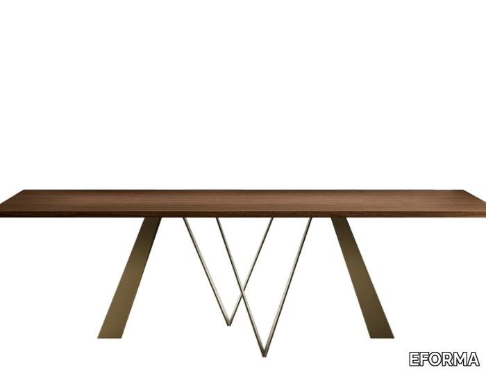 NOA - Rectangular wooden table _ EFORMA