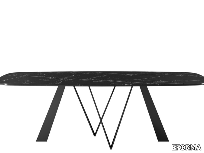 NOA - Rectangular marble table _ EFORMA