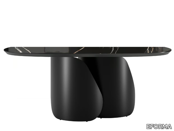 ONDA - Rectangular ceramic console table _ EFORMA