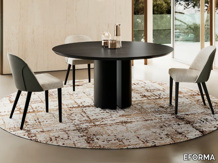 ALICE - Solid-color fabric rug _ EFORMA