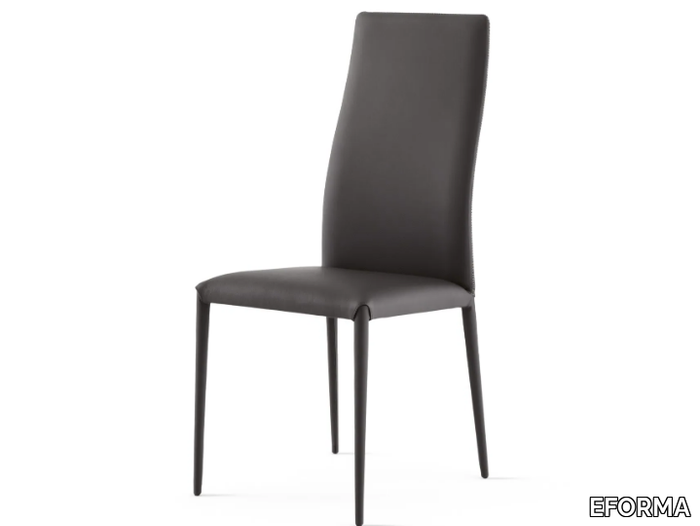 ALTEA STICH - Upholstered leather chair _ EFORMA