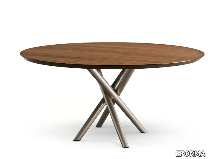 BALY - Round wooden table _ EFORMA