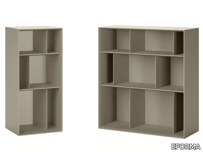 BENDY - Open wall-mounted wooden bookcase _ EFORMA